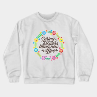 Beautiful Spring Flower Crewneck Sweatshirt